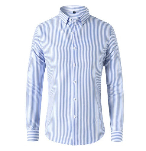 Camicia da uomo a righe - Intelligente e sicura di sé