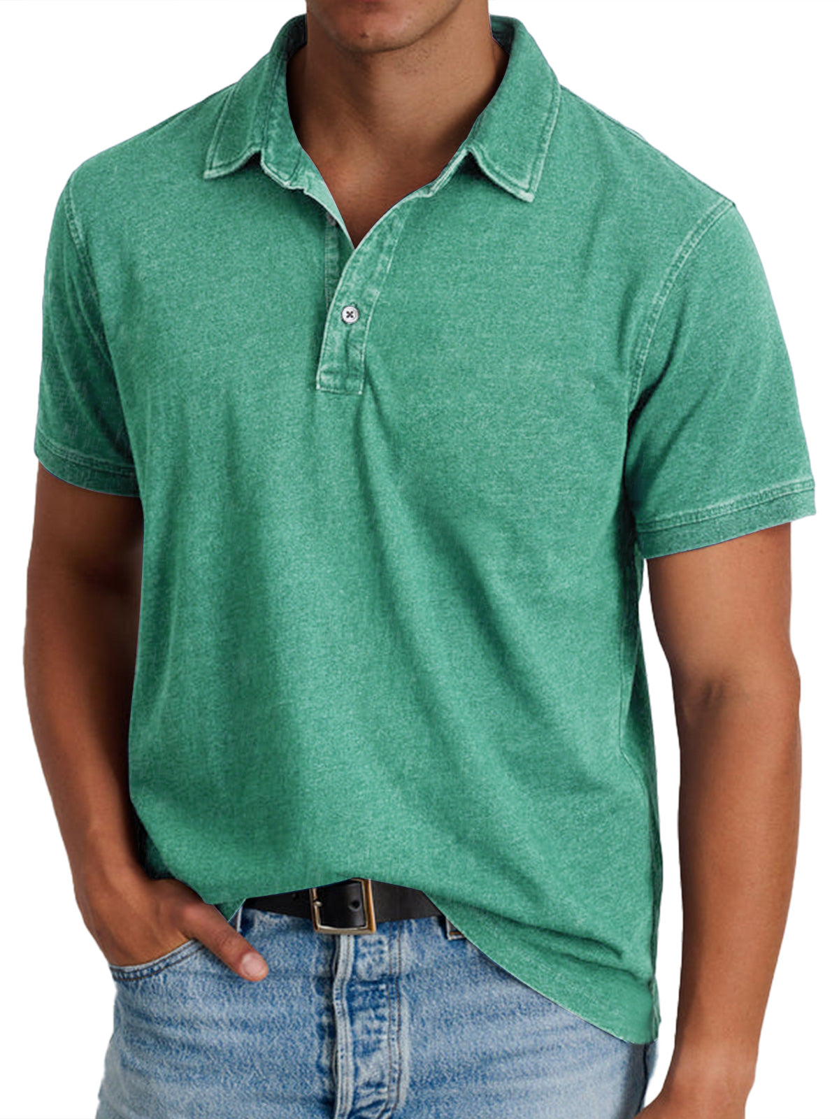 Polo casual con colletto