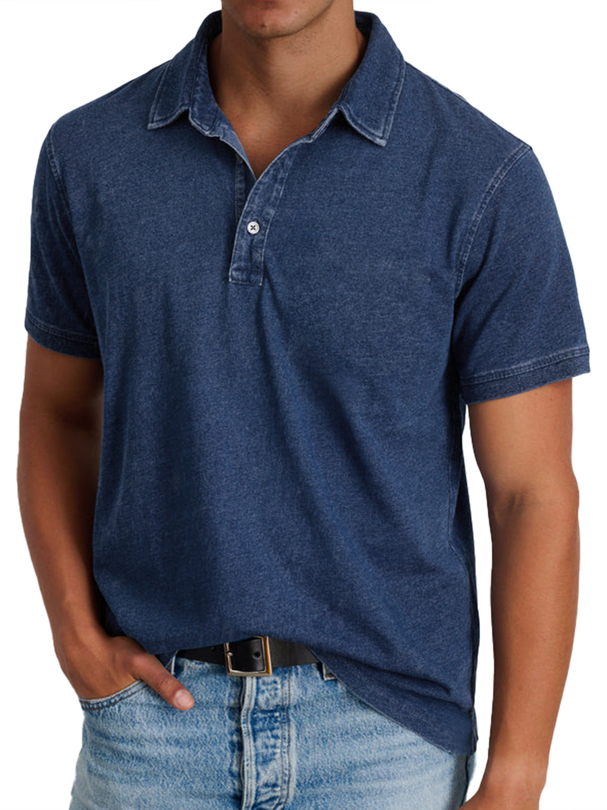 Polo casual con colletto