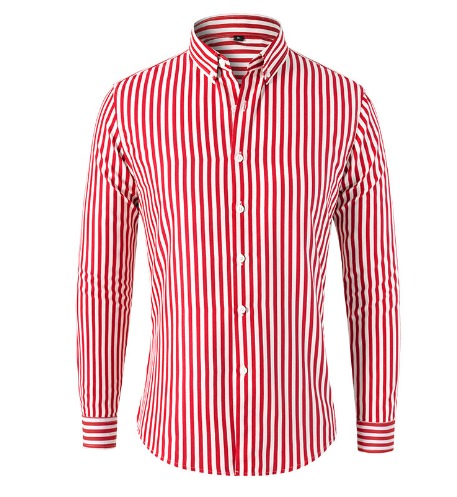 Camicia da uomo a righe - Intelligente e sicura di sé
