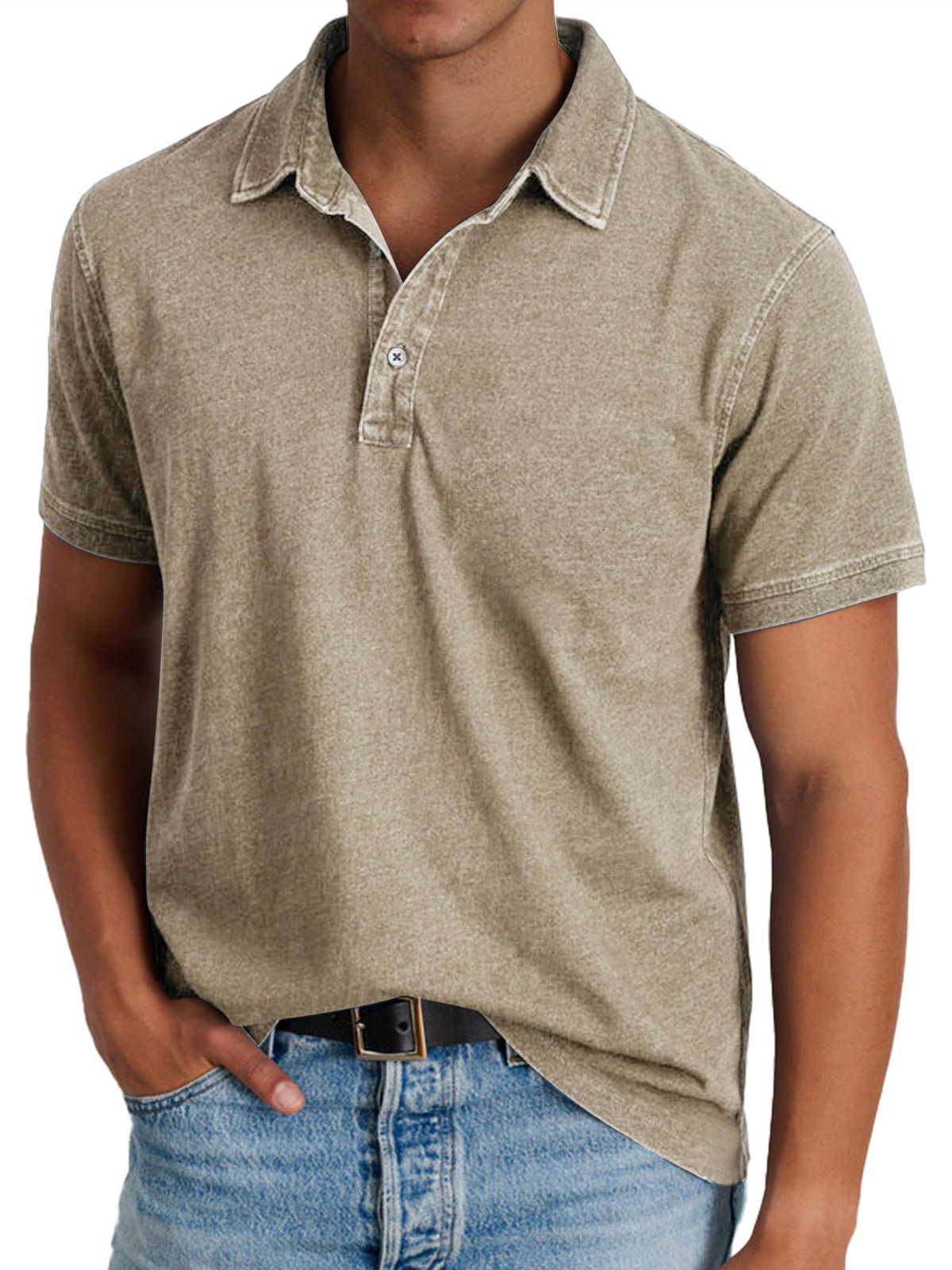 Polo casual con colletto