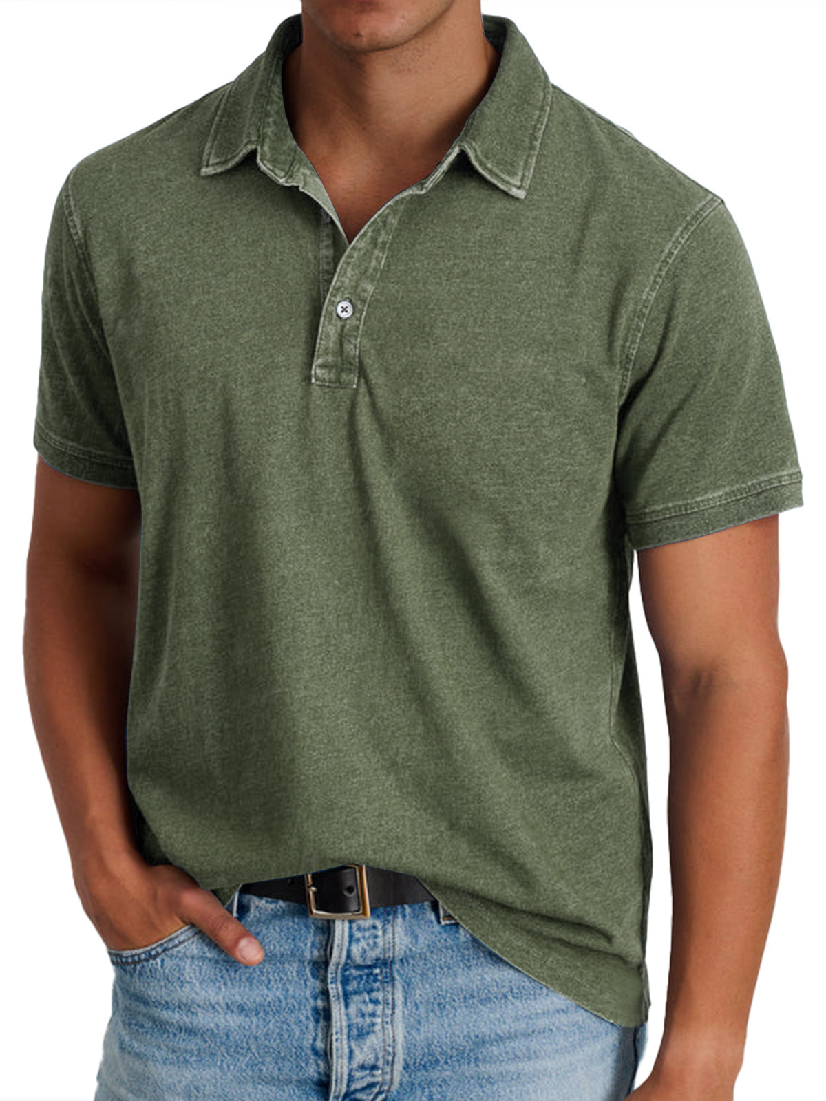 Polo casual con colletto