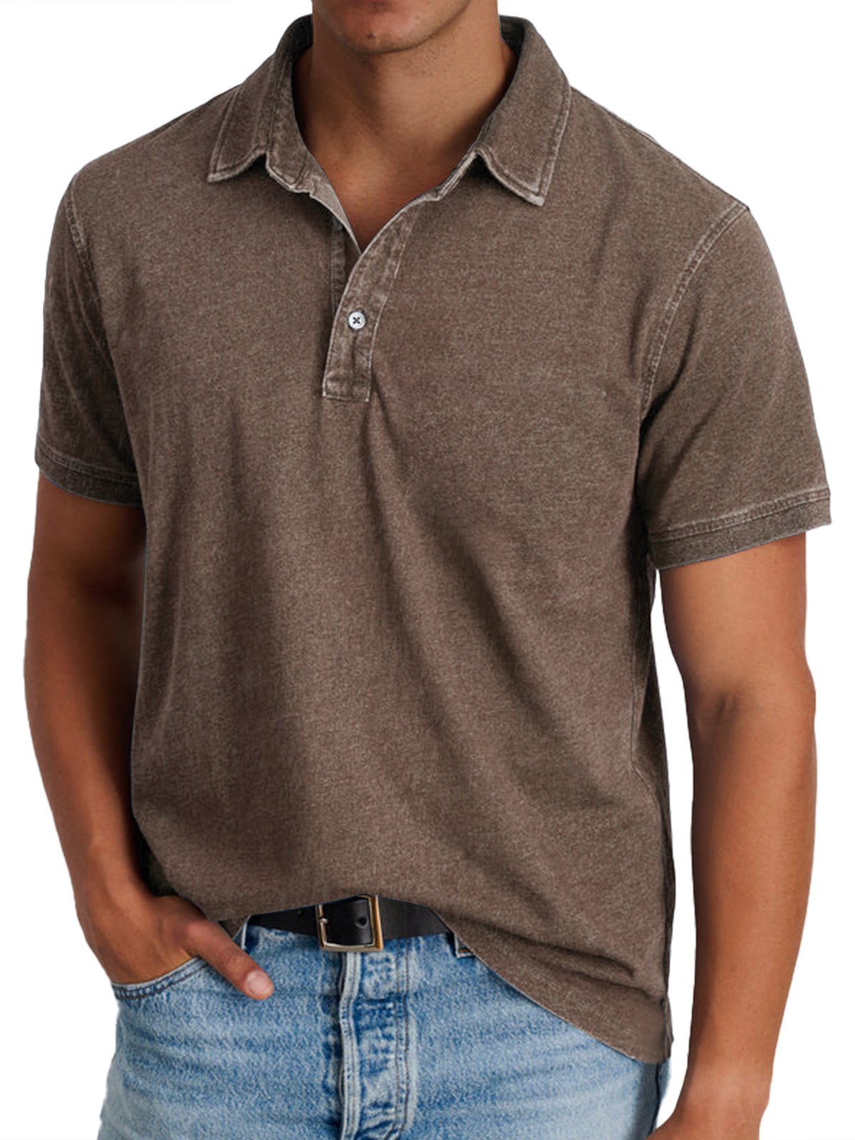 Polo casual con colletto