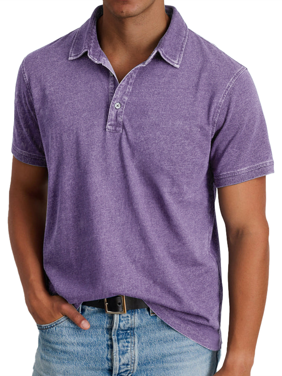 Polo casual con colletto