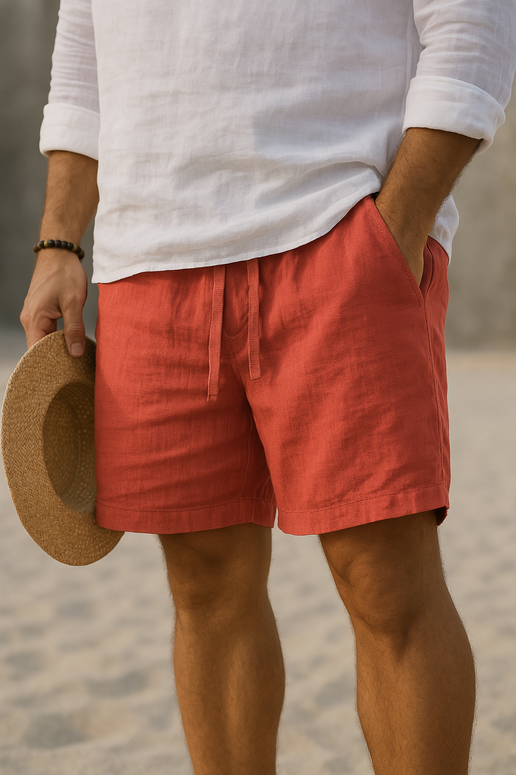 Pantaloncini di lino
