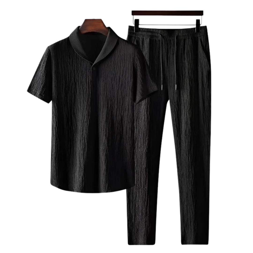 Conjunto de polo y pantalón de algodón