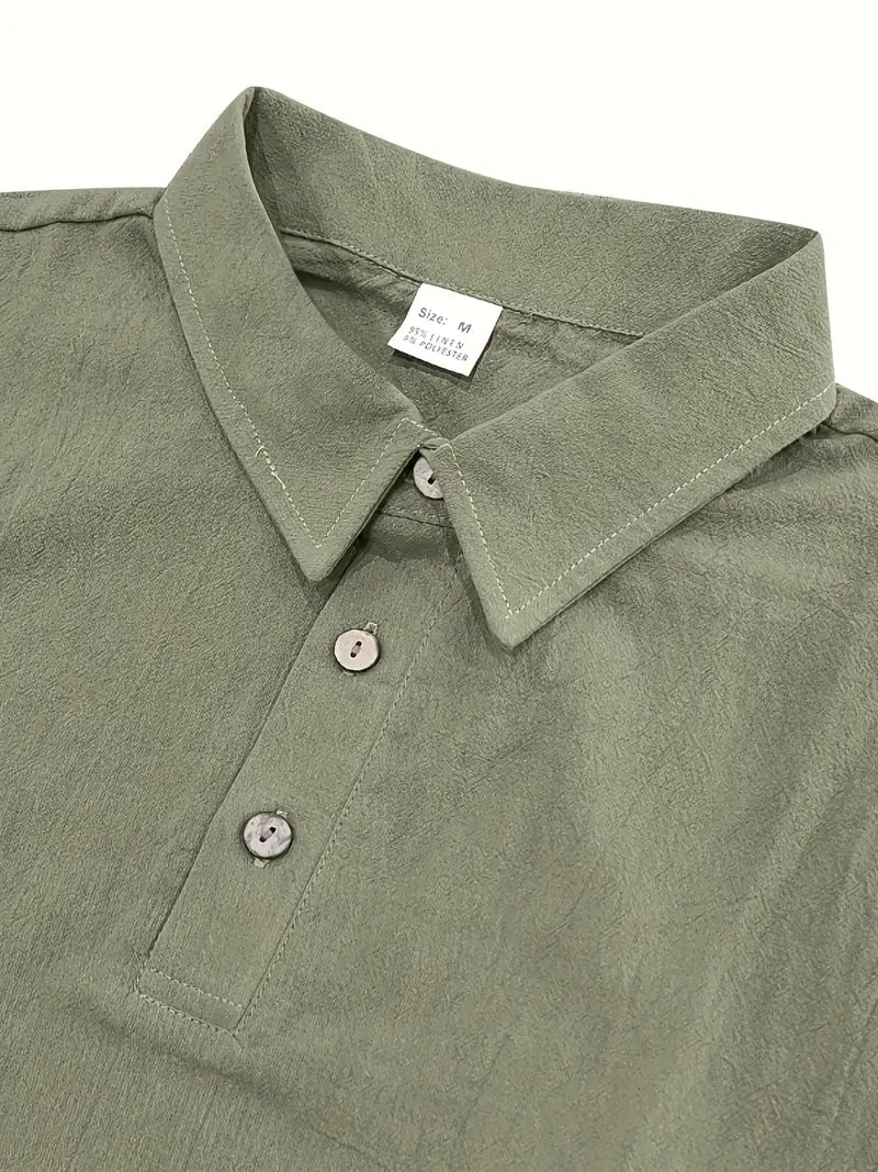 Casual Linen Polo