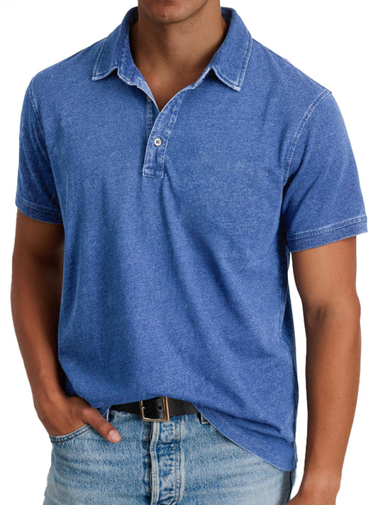 Polo casual con colletto