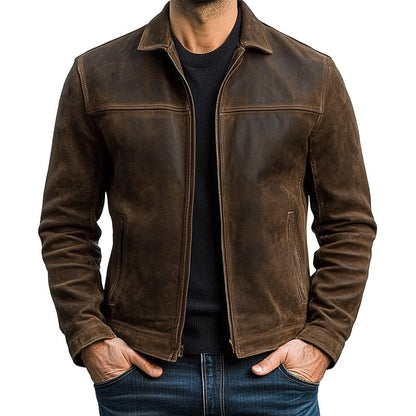 Timeless leather jacket