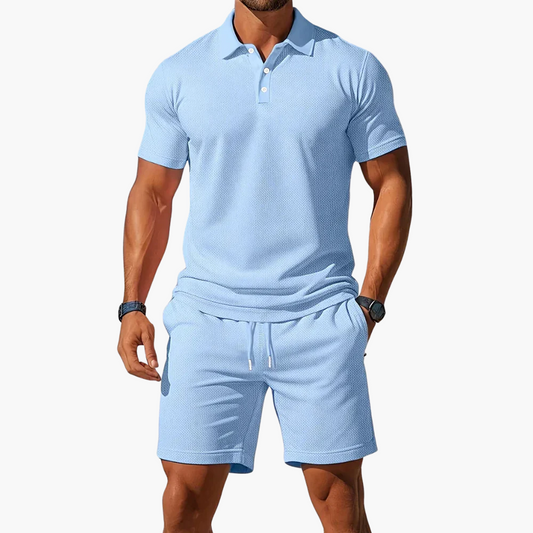 Men's Polo & Shorts Set