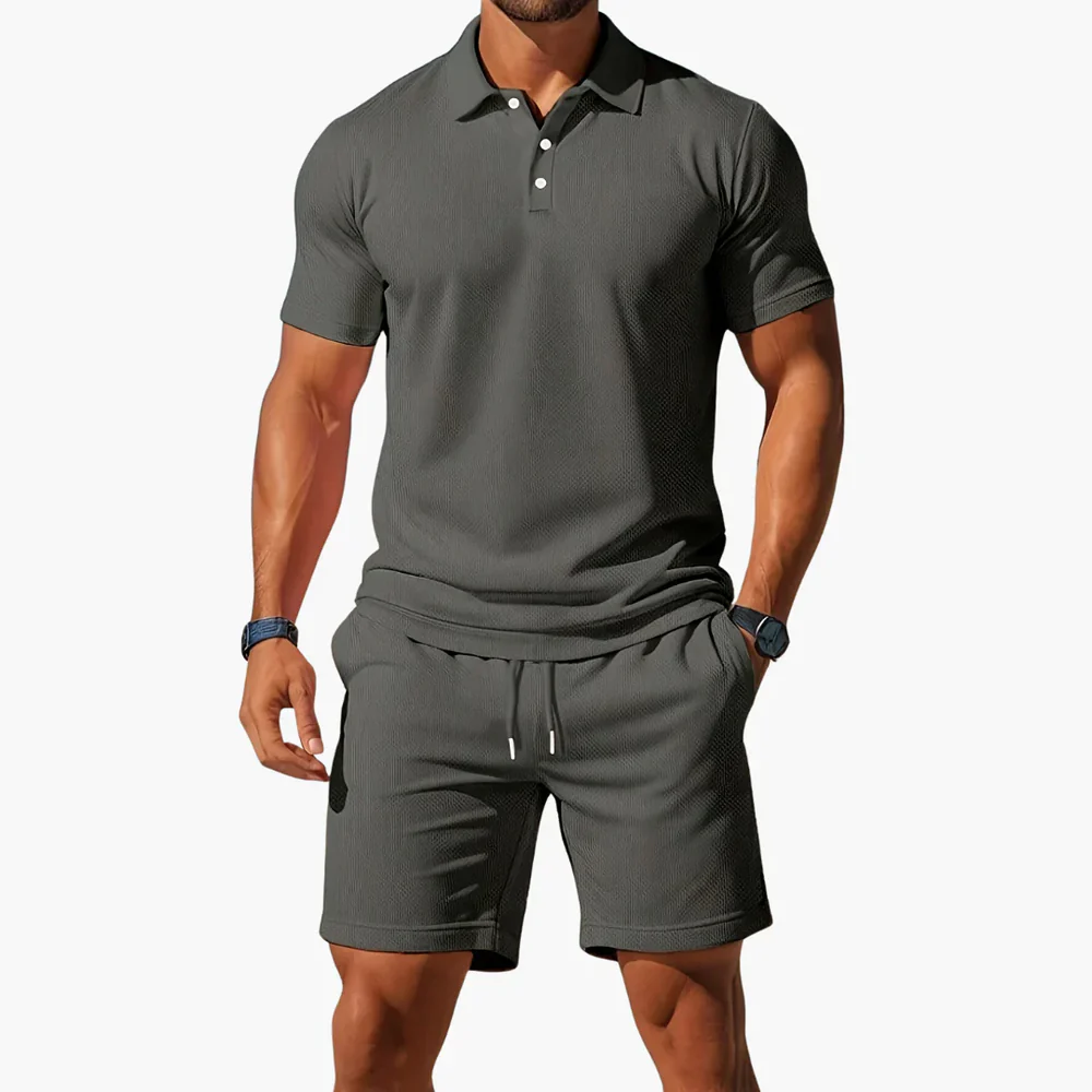 Men's Polo & Shorts Set