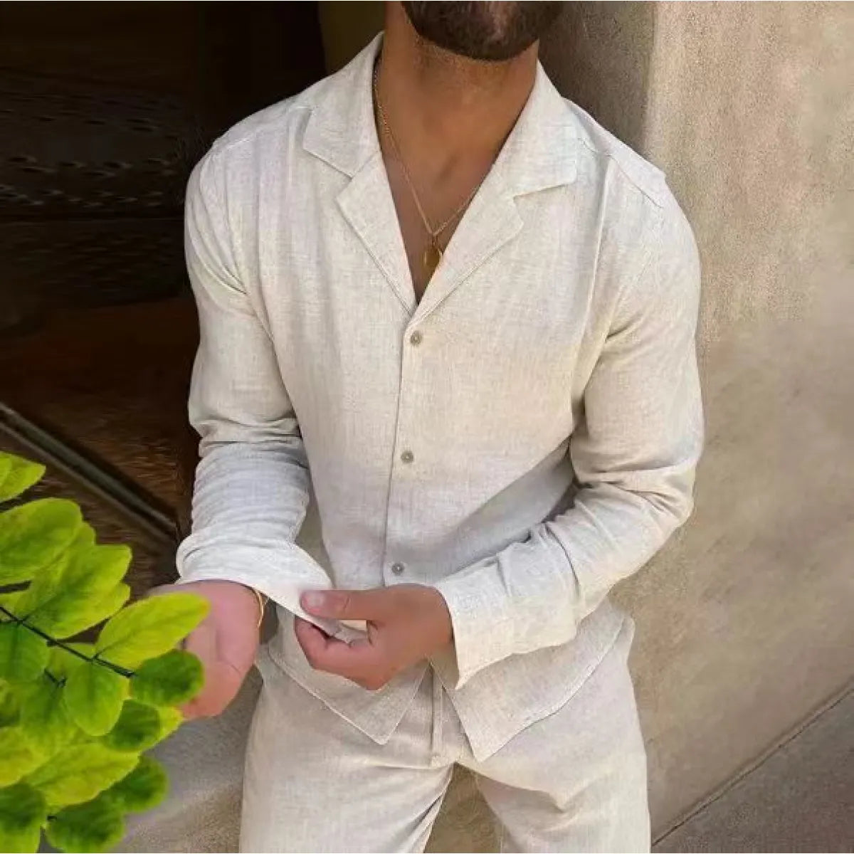 Men's Summer Linen Set