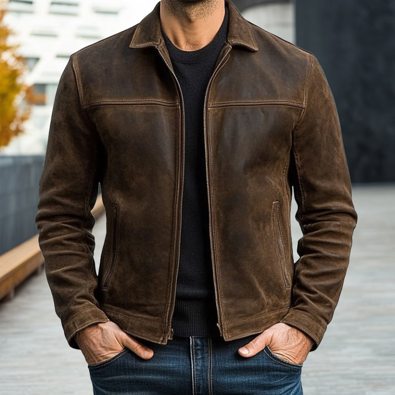 Timeless leather jacket