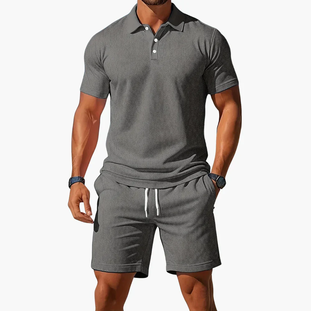 Men's Polo & Shorts Set