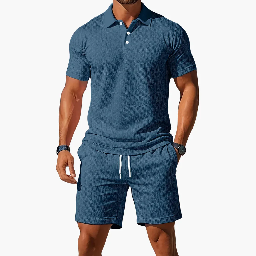 Men's Polo & Shorts Set
