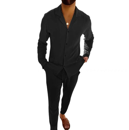 Men's Summer Linen Set