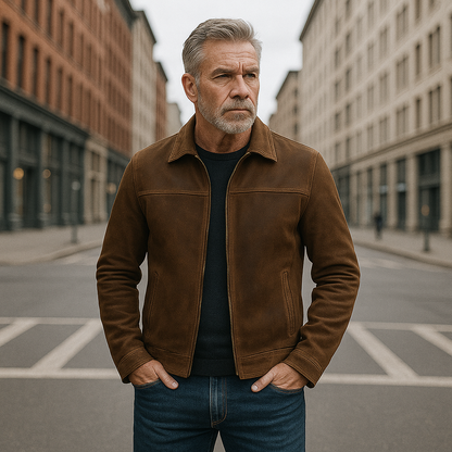 Timeless leather jacket