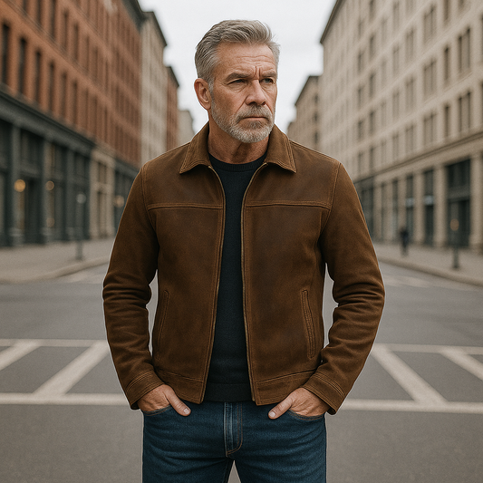 Timeless leather jacket