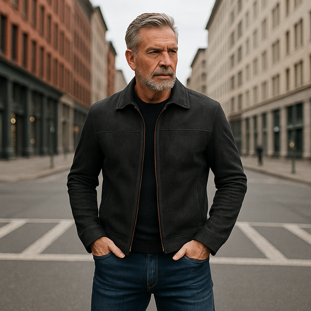 Timeless leather jacket