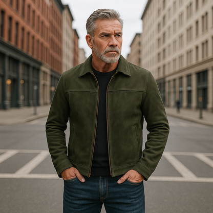 Timeless leather jacket