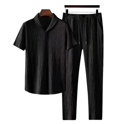 Conjunto de polo y pantalón de algodón