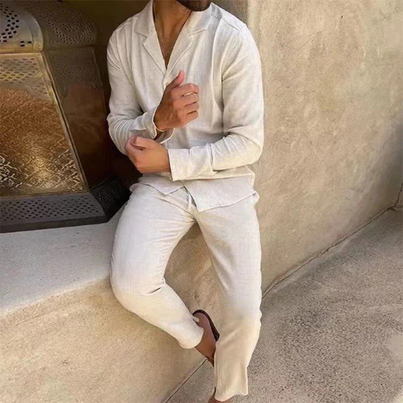 Men's Summer Linen Set