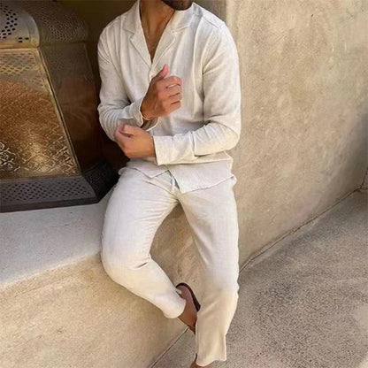 Men's Summer Linen Set