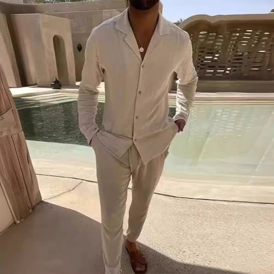 Men's Summer Linen Set