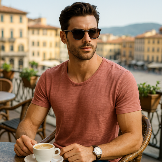Essential T-shirt in premium cotton.