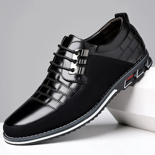 Lightweight Breathable Leather Shoes