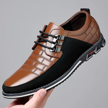 Lightweight Breathable Leather Shoes