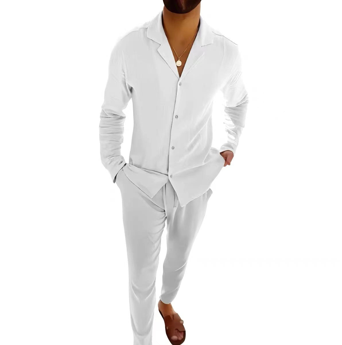 Men's Summer Linen Set